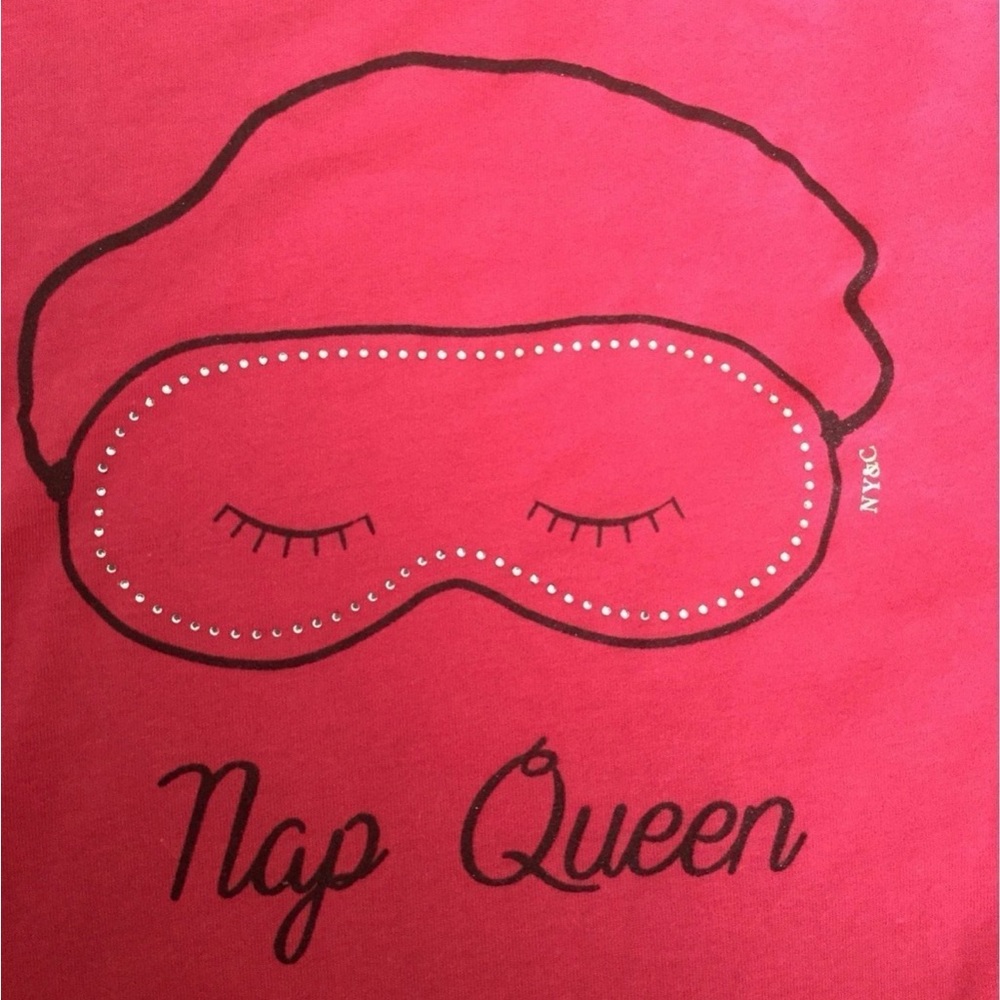New York & Company Nap Queen Sleep Top with matching eye mask NEW